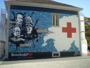 "L'Art des Valeurs" - oeuvre contemporaine du graffeur Benjamin Locatelli ; retranscrire cet événement passé auprès des générations présentes et futures